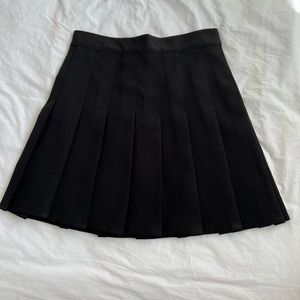 Pleated Mini Skirt